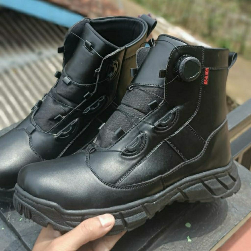 Sepatu Pdh tali putar polri