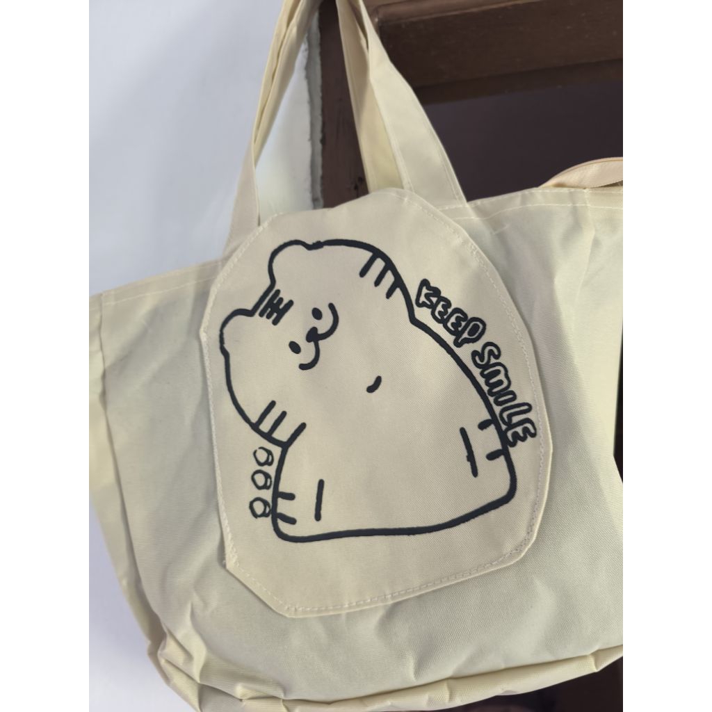 Tas totebag | Totebag resleting | totebag murah | tas kerja,sekolah & jalan