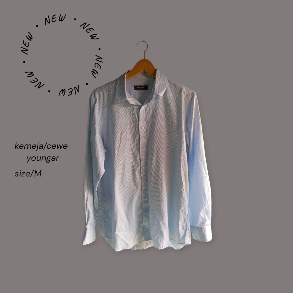 kemeja cewek salur.