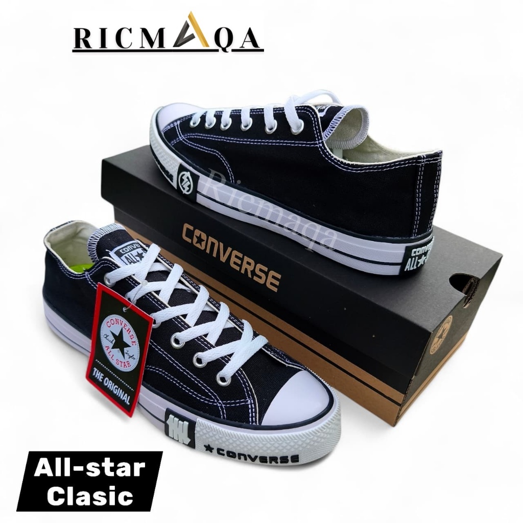 Sepatu Pria Wanita Sekolah Allstar Pendek Casual Pia Cowok Kerja Asli Running Pria Keren Anti Slip