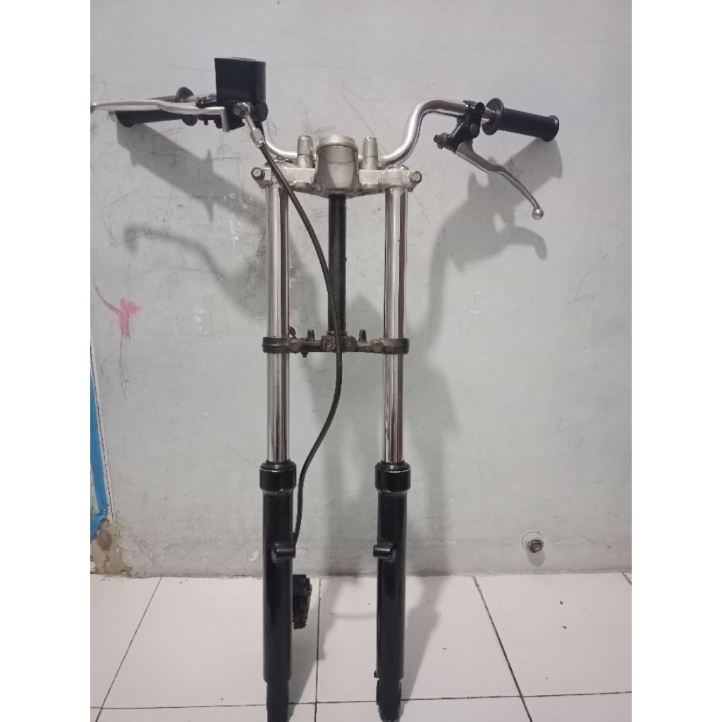 shock depan set cabutan RX king 2003 hitam original
