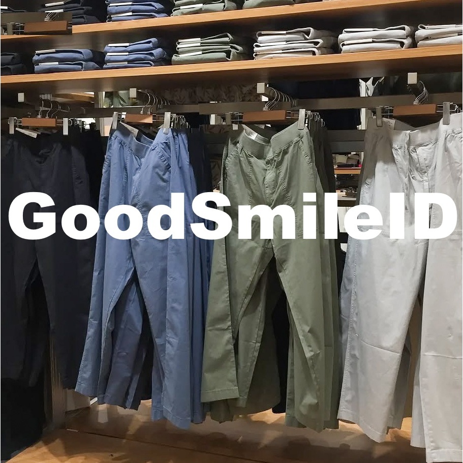 SALE  Men Celana Rileks Stretch Pinggang Rib Stretch Waist Ribbed Easy Pants Relax Santai Chino Piya