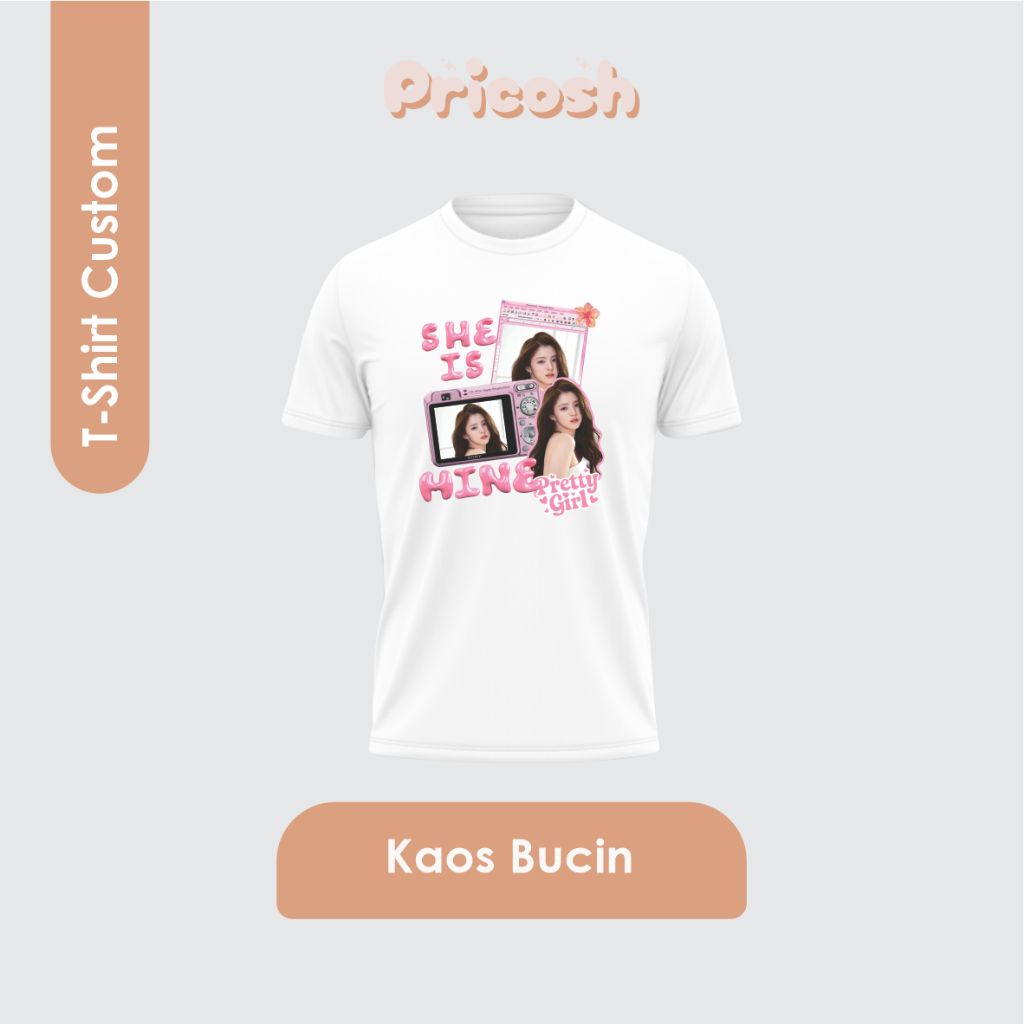 KAOS BAJU BUCIN COUPLE | MINE | CUTE | PACAR | GIRL | LOVE