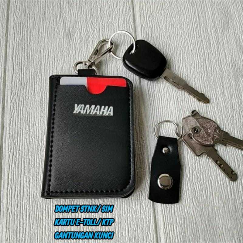 Promo Murah Dompet STNK SIM E-Toll / Gantungan Kunci Motor YAMAHA Aerox Mio Nmax Lexy dll