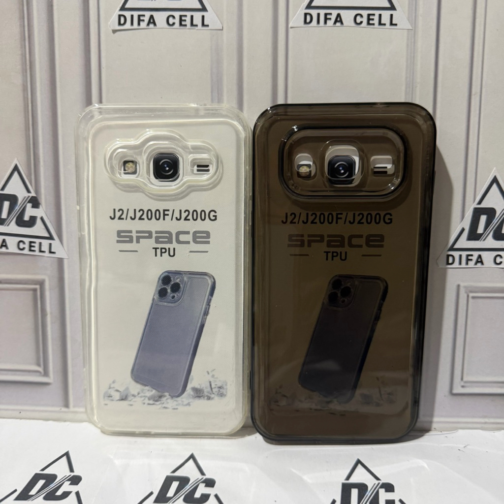 Soft Case Original Space Samsung J2/J200F/J200G Silikon 2.1MM+Protec Camera