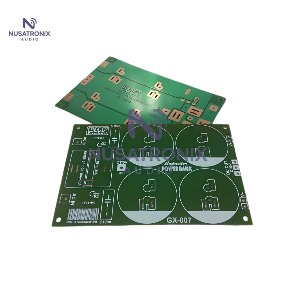 PCB PSU 4 LUBANG ELCO + DIODA KOTAK