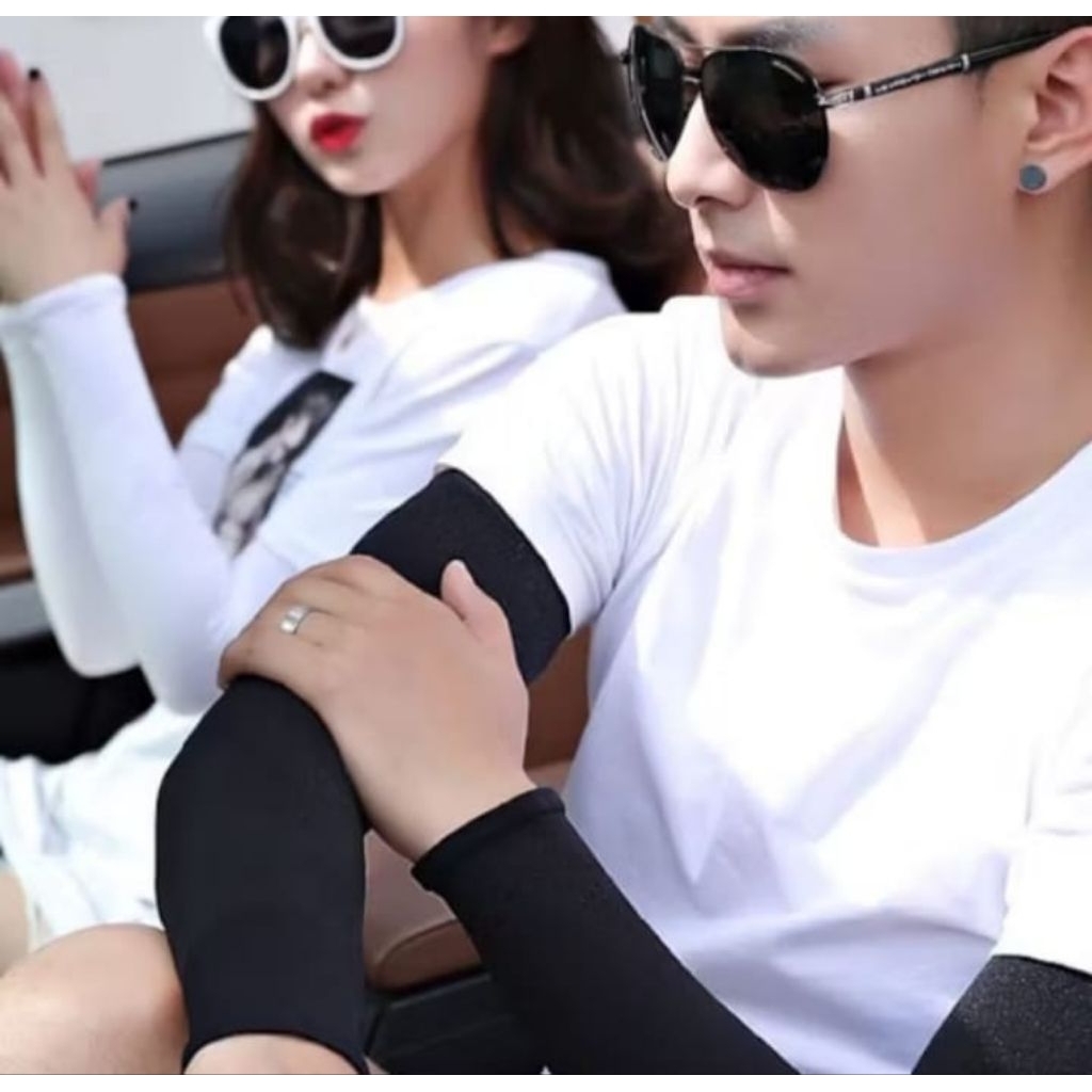 manset lengan panjang hadsock daker tangan jempol polos peria wanita muslimah premium