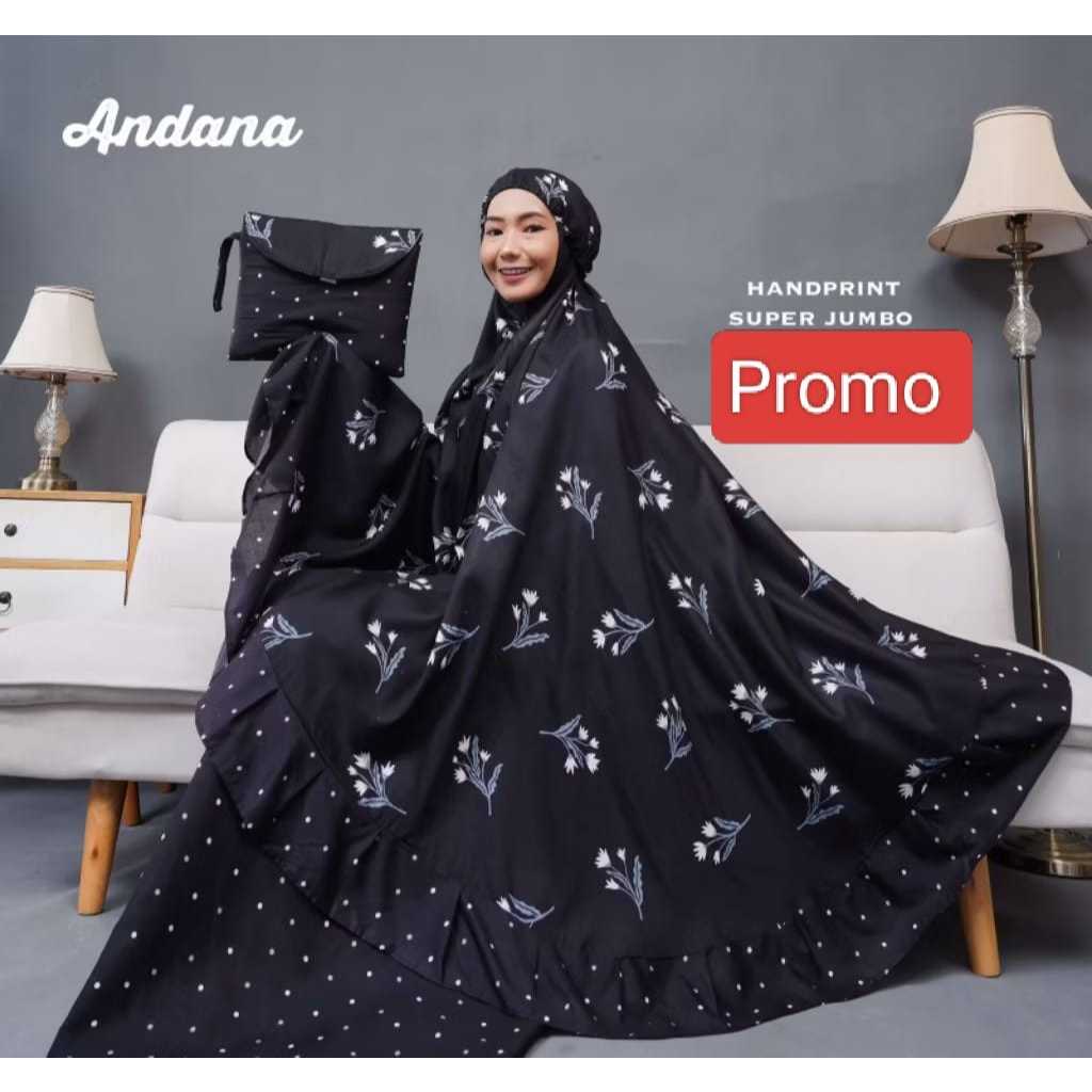 [[PROMO]]Mukena Dewasa Super Jumbo Bahan Jatuh Dan Adem Mukena Motif Bunga/Terbaru