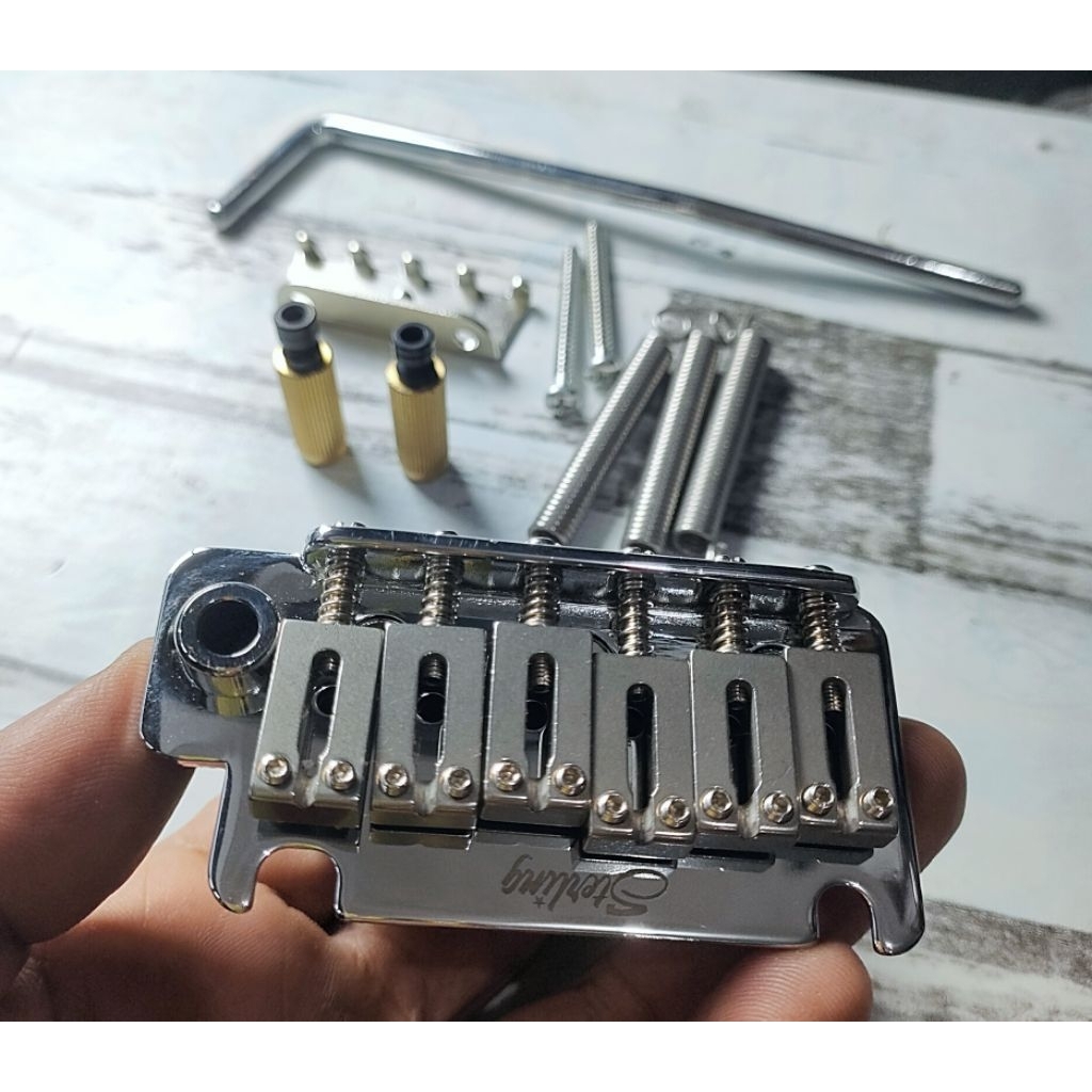 Bridge Tremolo Sterling JP musicman Original Chrome