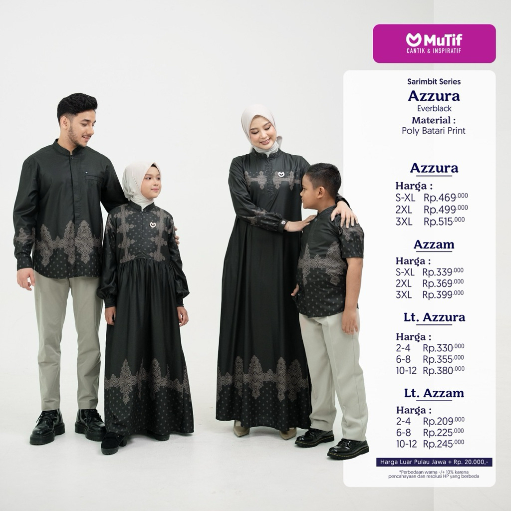 Sarimbit Mutif Azzura Azzam Everblack