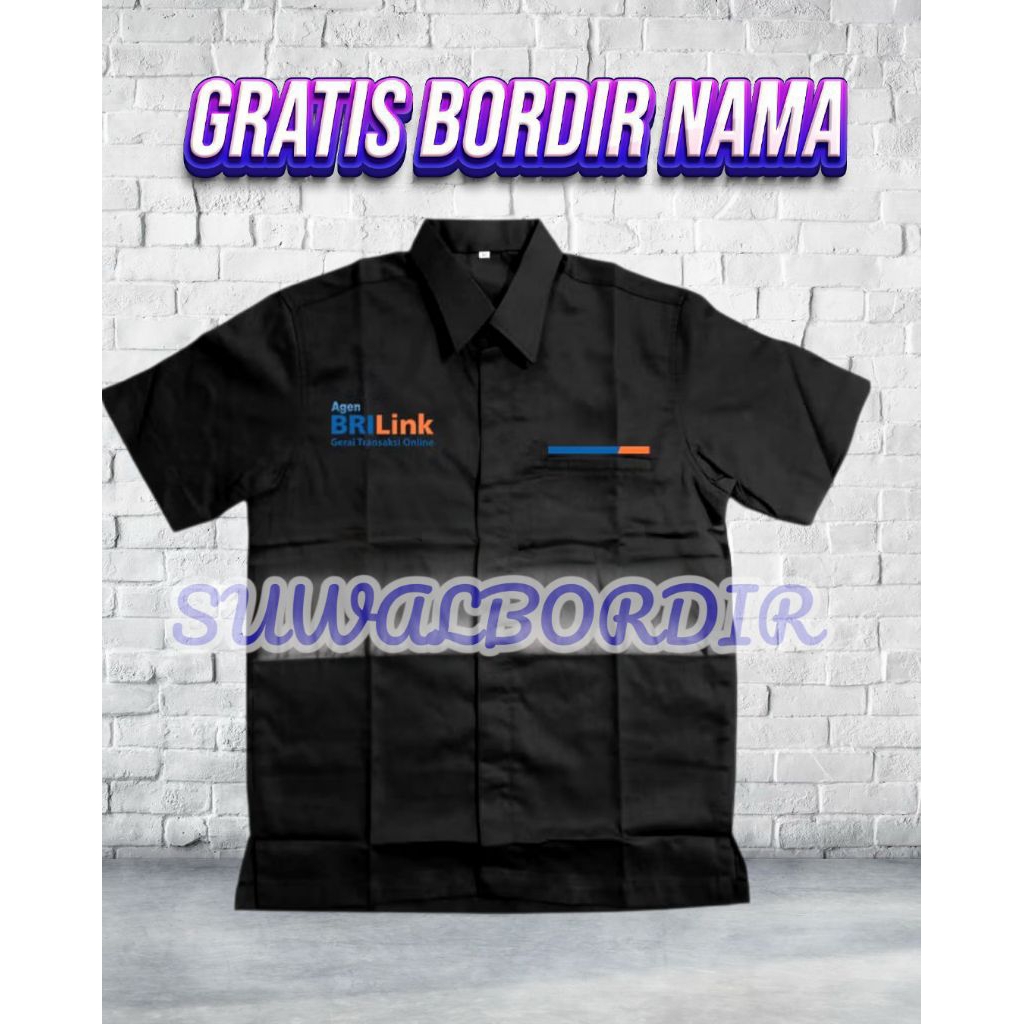 SERAGAM AGEN BRILINK KEMEJA AGEN BRILINK ATASAN BAJU BRILINK