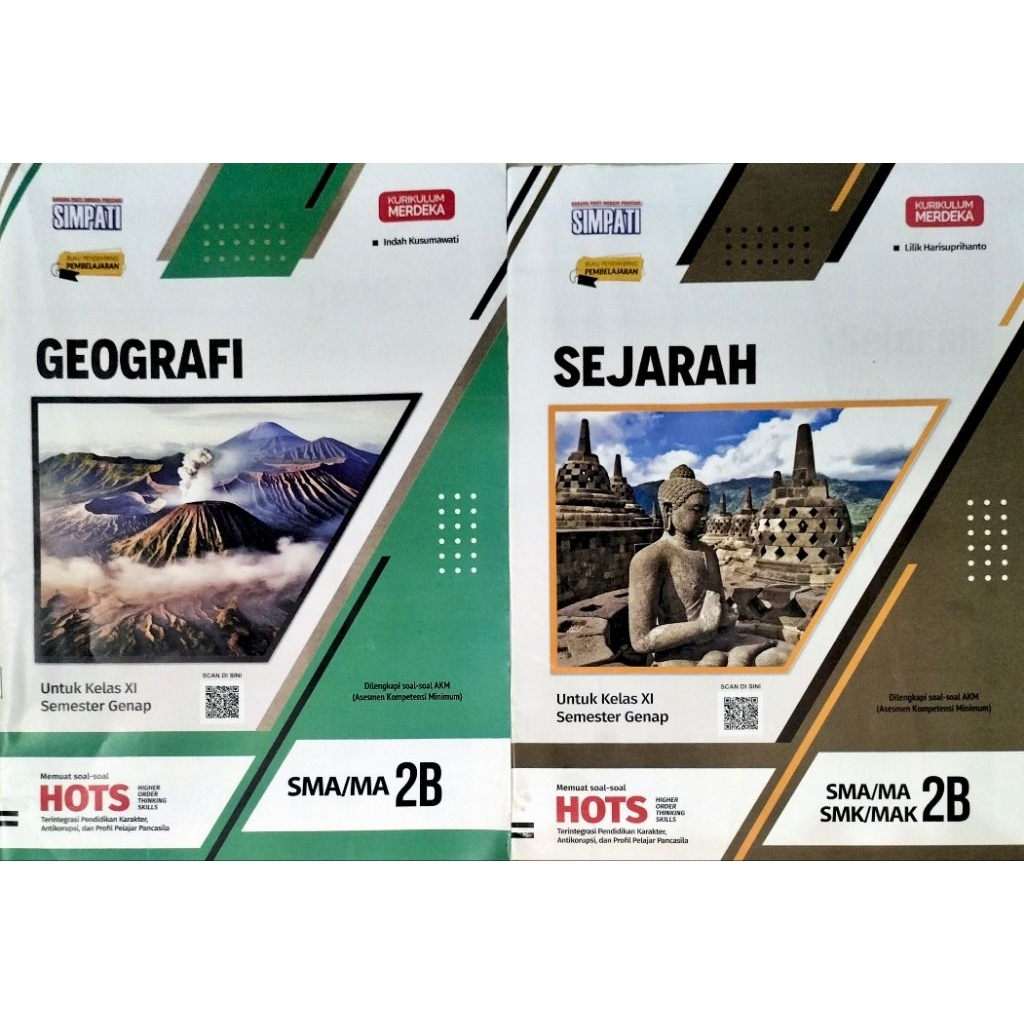 LKS SIMPATI GEOGRAFI, SEJARAH 2B ( SMA KELAS 11 SEMESTER GENAP ) - Kurikulum Merdeka