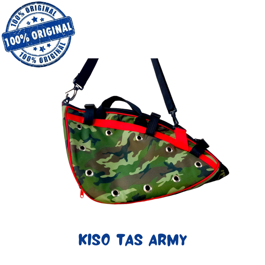 TAS KISO ARMY USA (LORENG) - tas kiso ayam