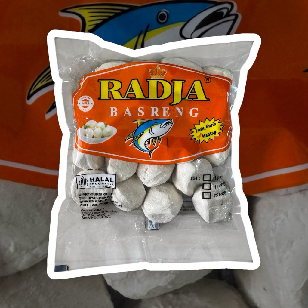 Basreng Ikan Tuna Radja 450gr isi 20 Gurih Kenyal