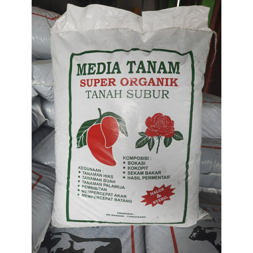 Tanah organik Media tanam super organik tanah subur