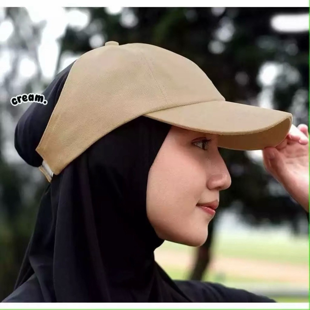 Topi golf terbaru corean style polos topi wanita pantai gaya keren terbaru