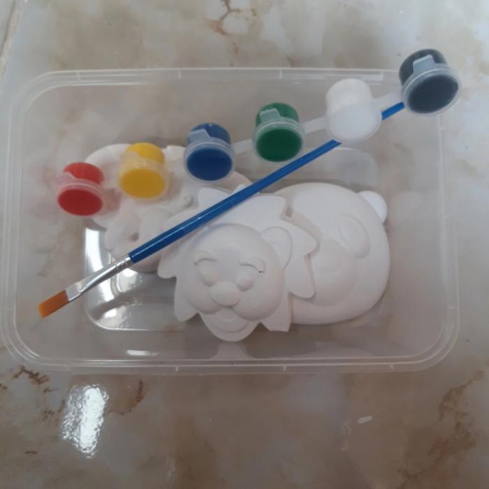 Paket Mewarnai Gypsum Lukis / Mewarnai Gipsum Lukis anak