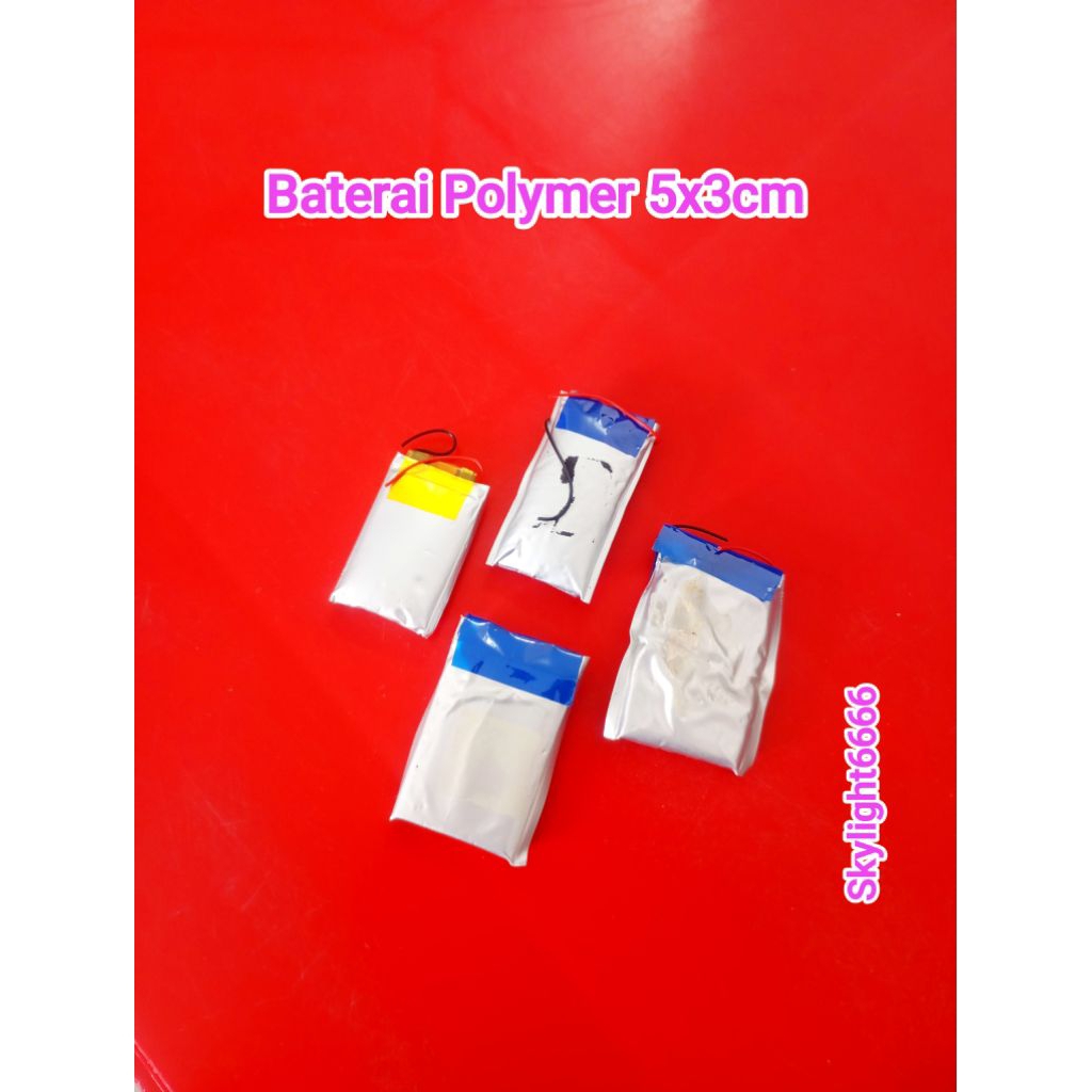 Baterai Polymer 5x3cm Copotan