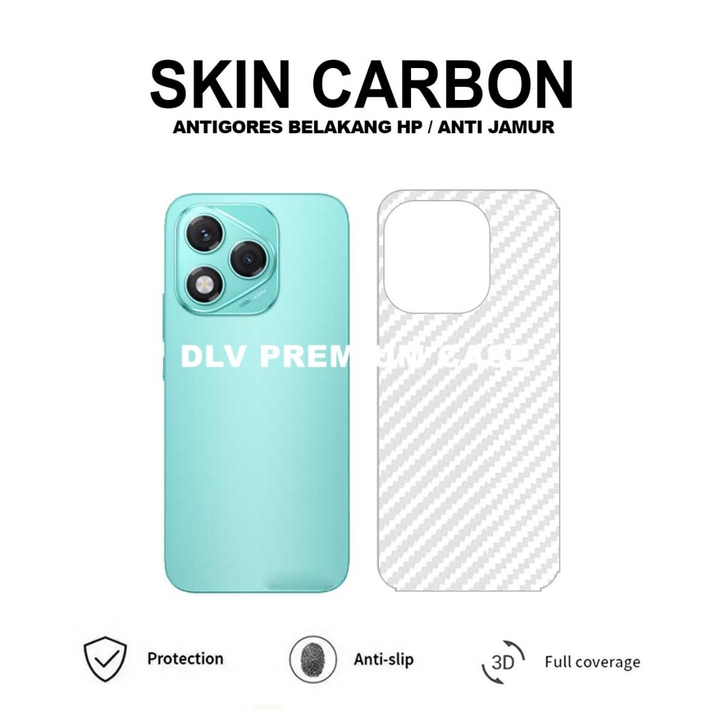 IPHONE 15 IPHONE 15 PRO IPHONE 15 PRO MAX SKIN CARBON TRANSPARAN ANTIGORES BELAKANG IPHONE 15 IPHONE