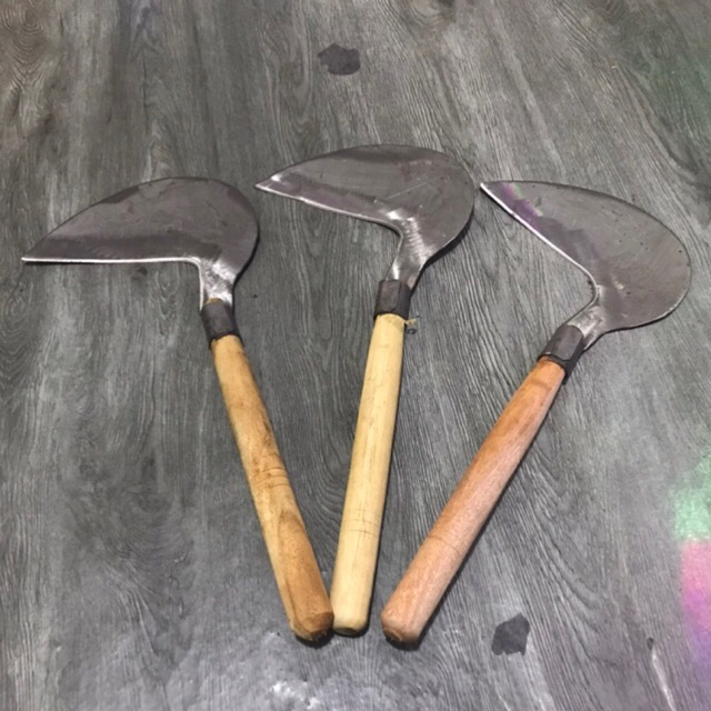 sabit arit pemotong rumput liar bahan baja tebal murah