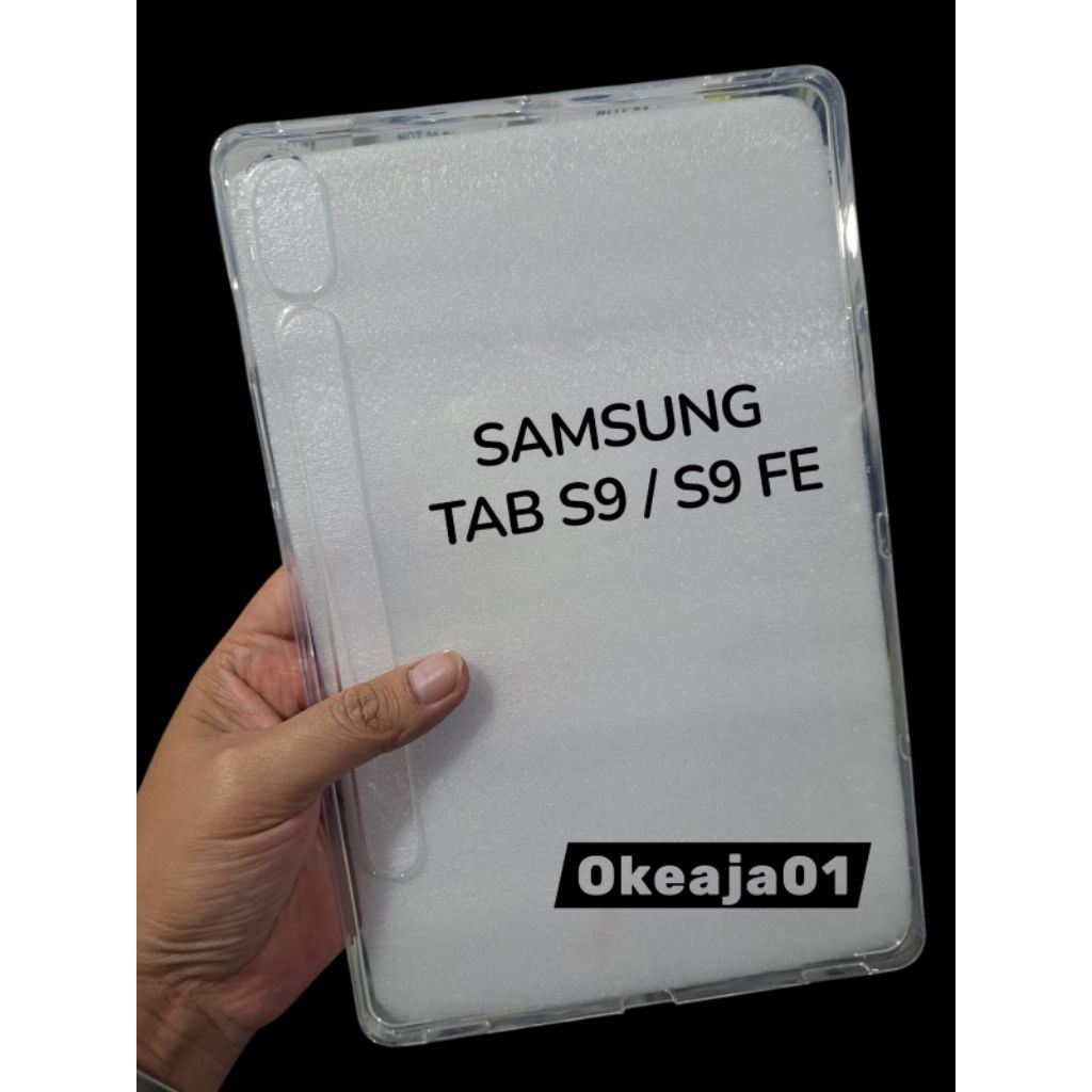 Case Silicon Clear Samsung Galaxy Tab S9 / S9 FE / Samsung Tab S10 FE / Samsung Tab S10 Lite Casing 