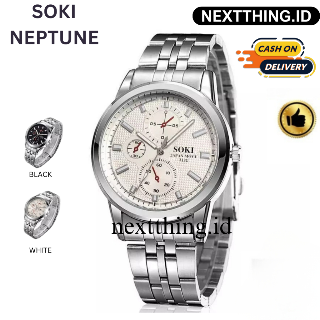 NEXTTHING.ID - SOKI NEPTUNE jam tangan pria wanita arloji pria wanita mewah
