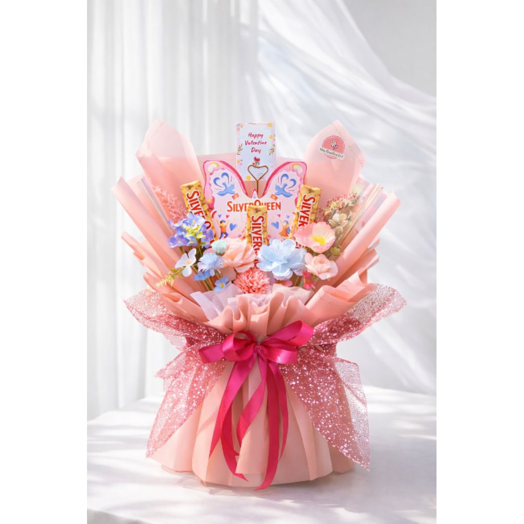 Buket Coklat Valentine / Buket Coklat / Buket Valentine
