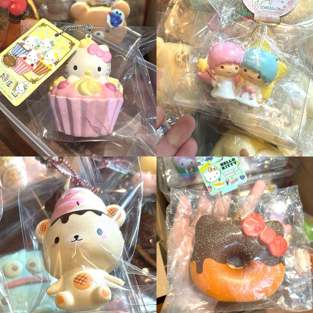 sale squishy rare - hk donut, sanrio, yummiibear