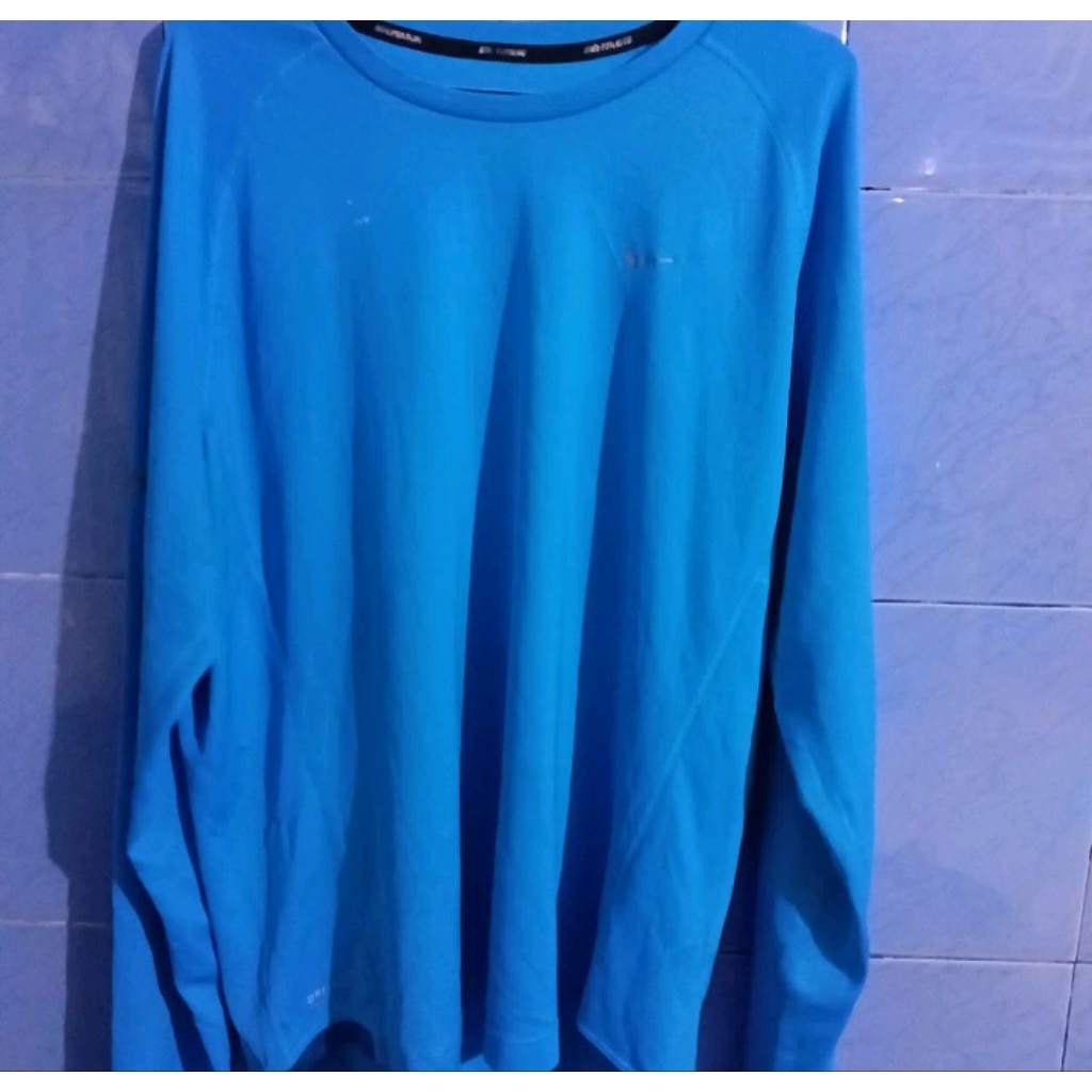 Nike running kaos olahraga drifit lengan panjang