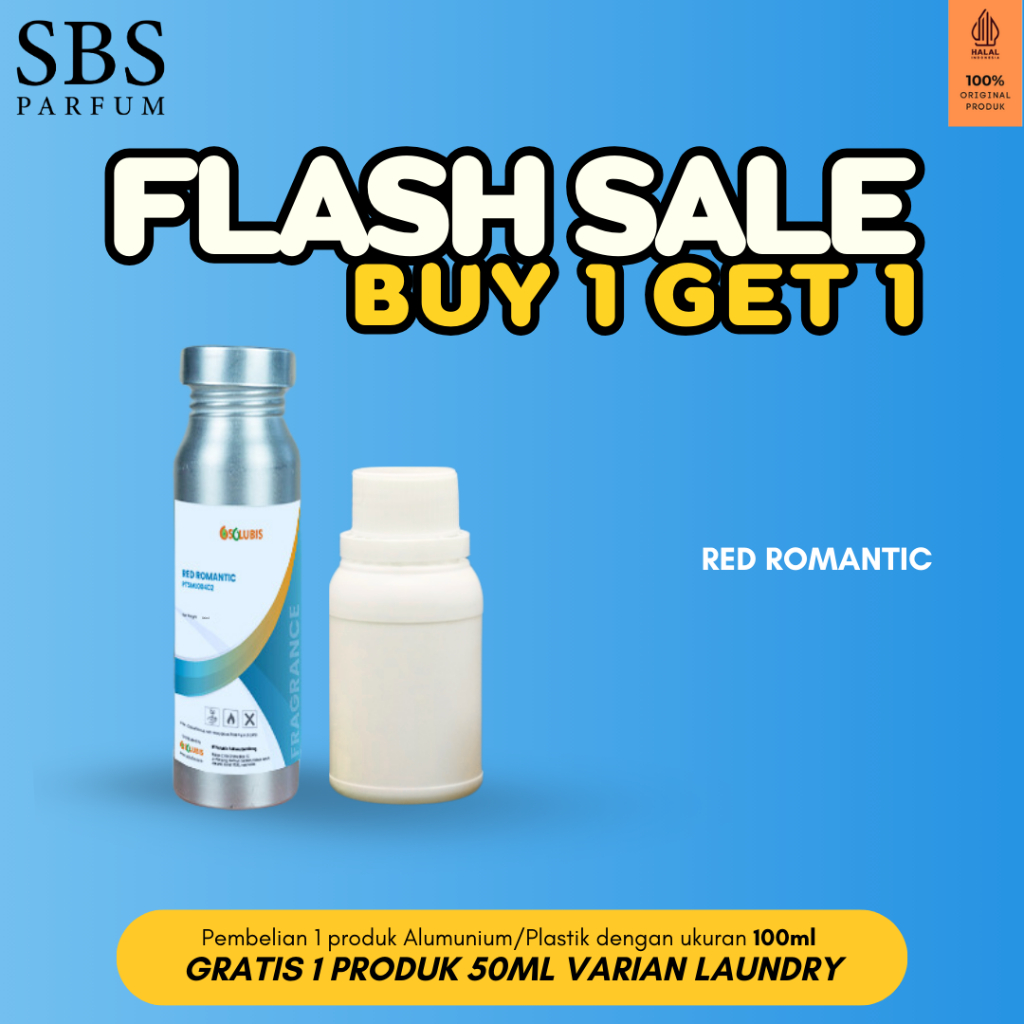 BUY 1 GET 1 FREE - Bibit Parfum Laundry Murni [Red Romantic]  | 100ml - Woody Floral