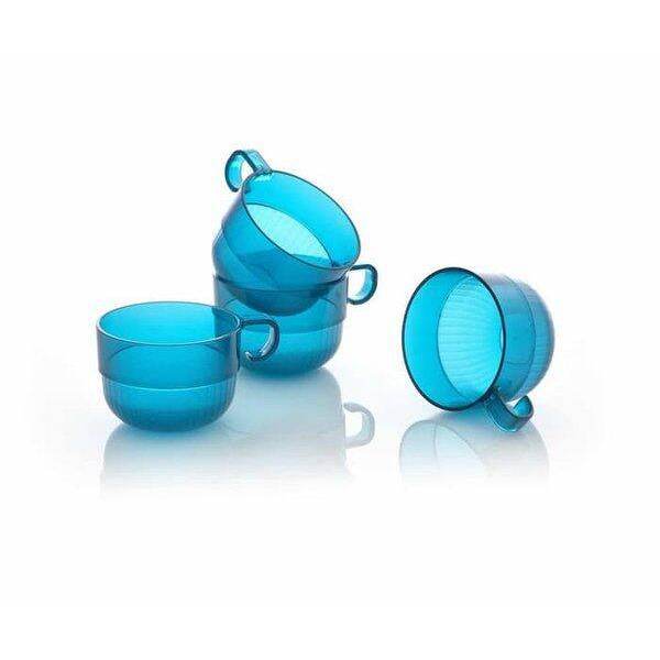 Tupperware Watercolor Cup WTC Set (4)  | Gelas Crystal Cantik