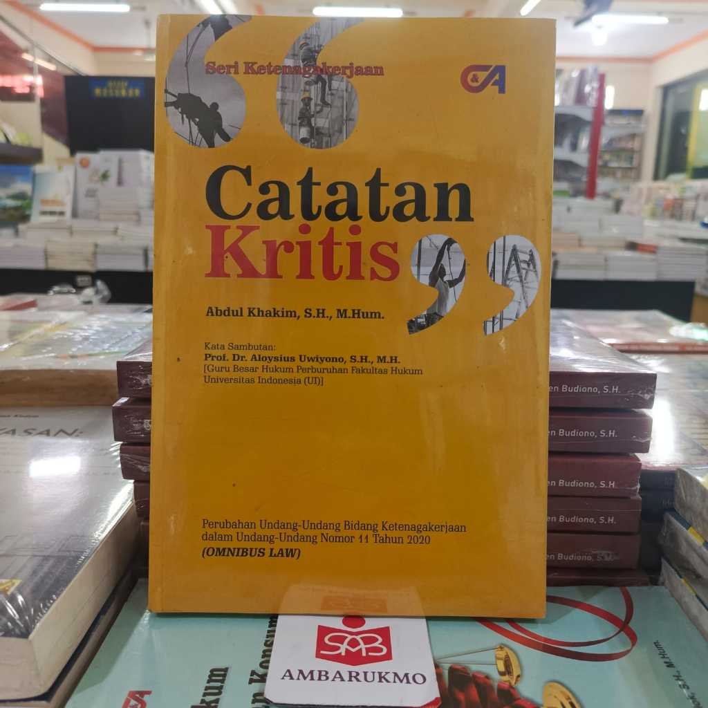 Catatan Kritis - Abdul Khakim - Citra aditya Bhakti