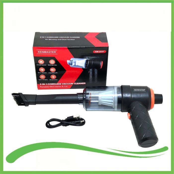 Krisbow - Vacuum Cleaner Cordless Portable 2-In-1 Sedot Tiup - Wireless Vacum Serbaguna Penyedot
