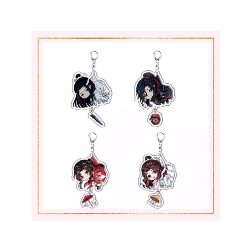 Ganci Akrilik Chibi MDZS / TGCF / SVSSS – Keychain MXTX
