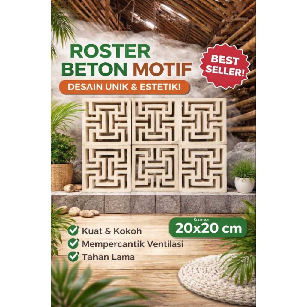 Roster beton minimalis/roster minimalis/roster modern/loster/roster/roster ventilasi udara/roster di