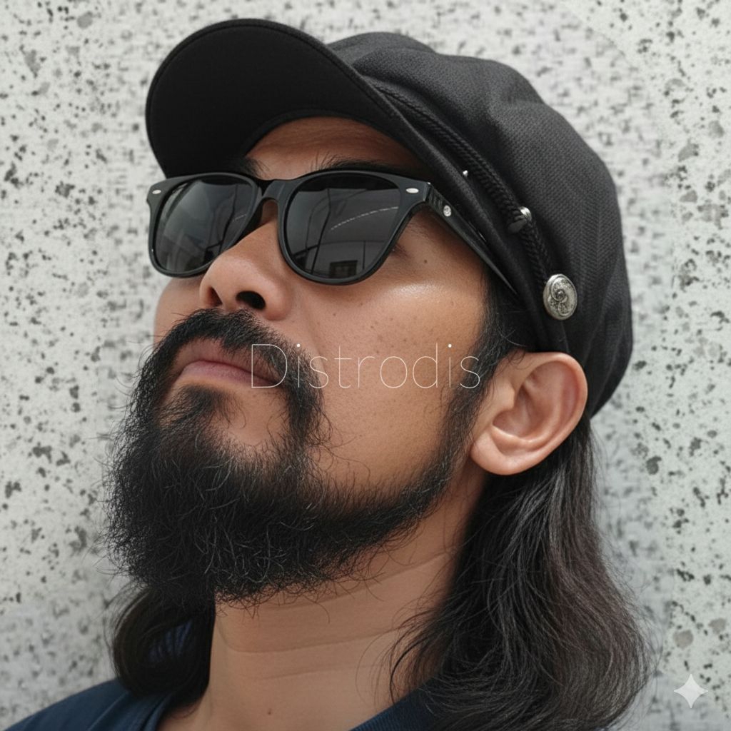 Topi Pelaut Pria Dewasa Ukuran All Size 55-60 CM Jahitan Kuat Dan Rapi Pengrajin Topi Distrodis