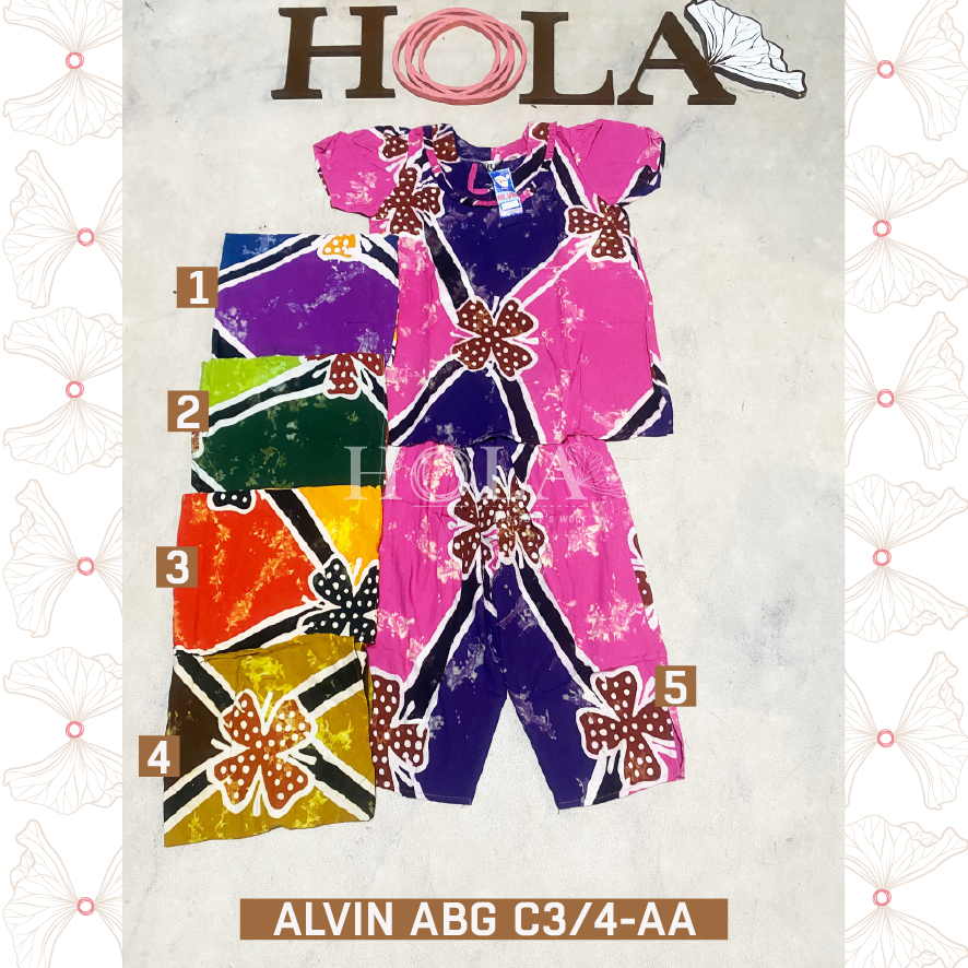 HOLA_FASH | Setelan ALVIN 3/4  abg pendek , setelan hotpant,Setelan Batik, Homie oneset, setcel ruma