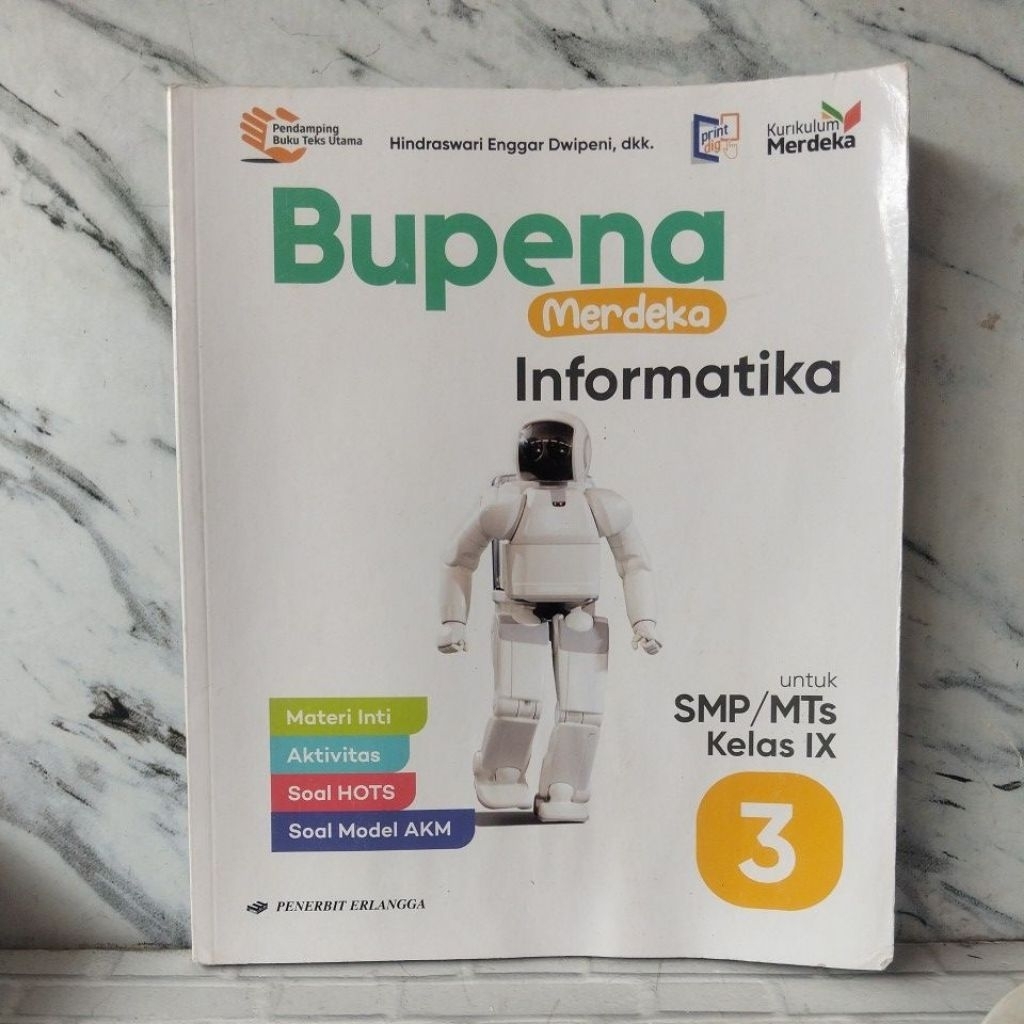 buku baru Bupena Informatika kelas 9 SMP