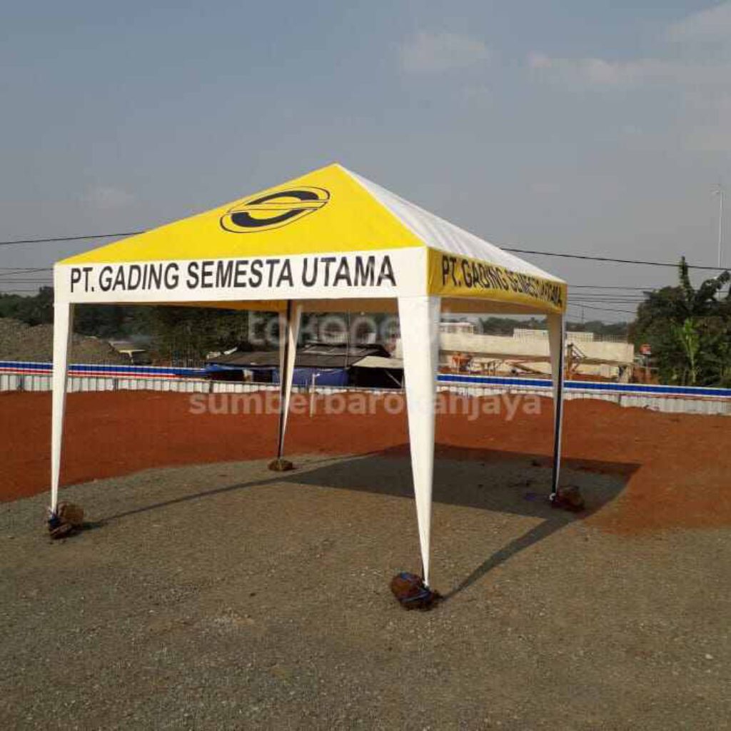 Tenda 3x3 piramid/cafe printing