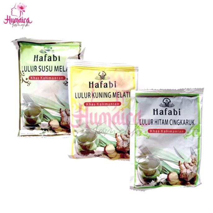 Hafabi Lulur Khas Kalimantan Halal Varian Kuning Melati Susu Melati Hitam Cingkaruk 45 Gram Memperba