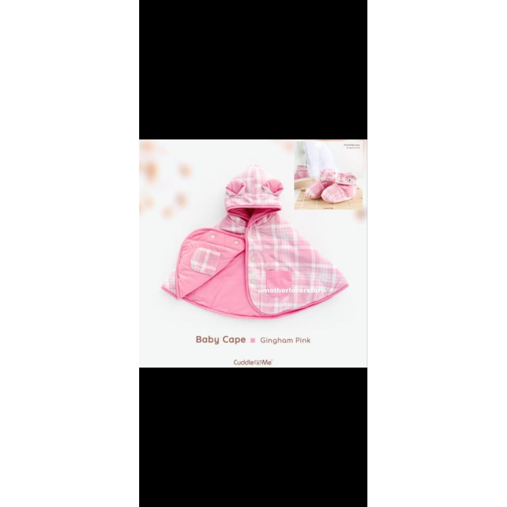 CuddleMe Baby Cape & Booties Paket Bundle Paket Hemat Jaket Sepatu Bayi cuddle me