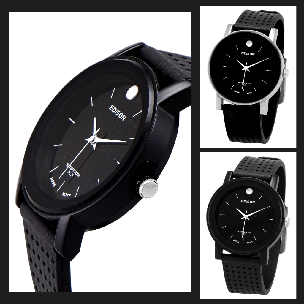 Jam Tangan Watch Edison AR EG 2401 Waterproof Japan Movement
