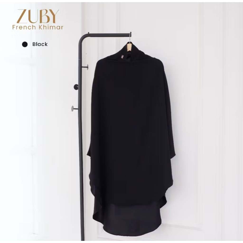 preloved NEW WITH TAG NAJ STUDIO, french khimar black