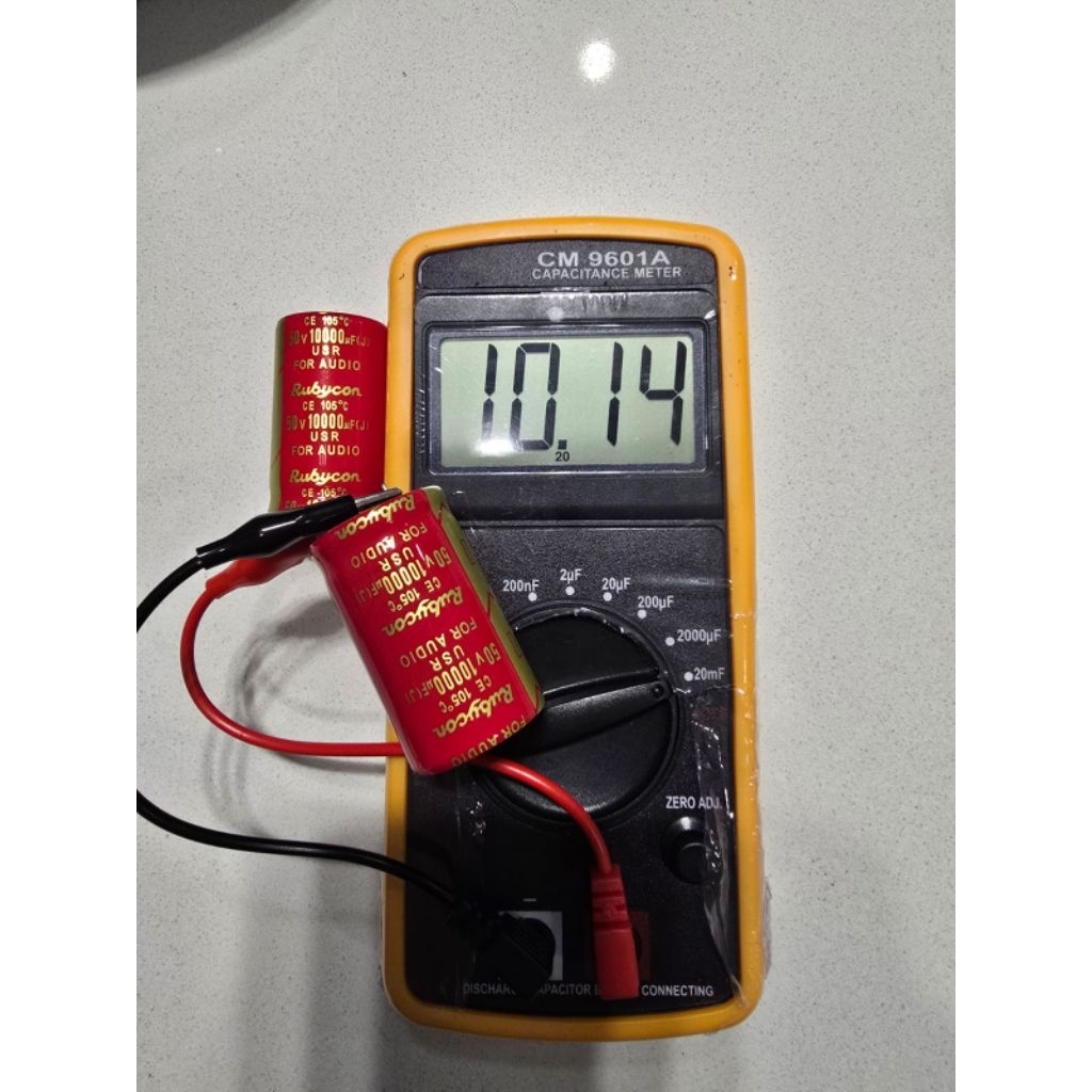 ELCO 10000uf 50v Rubycon usr red For Audio japan