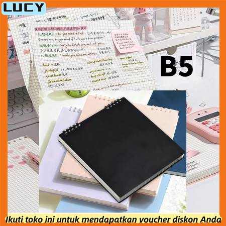 [Ready] Notebook Buku B5 Flip Vertikal Binder Buku Binder B5 360 Derajat Notebook  Binder 360 Deraja