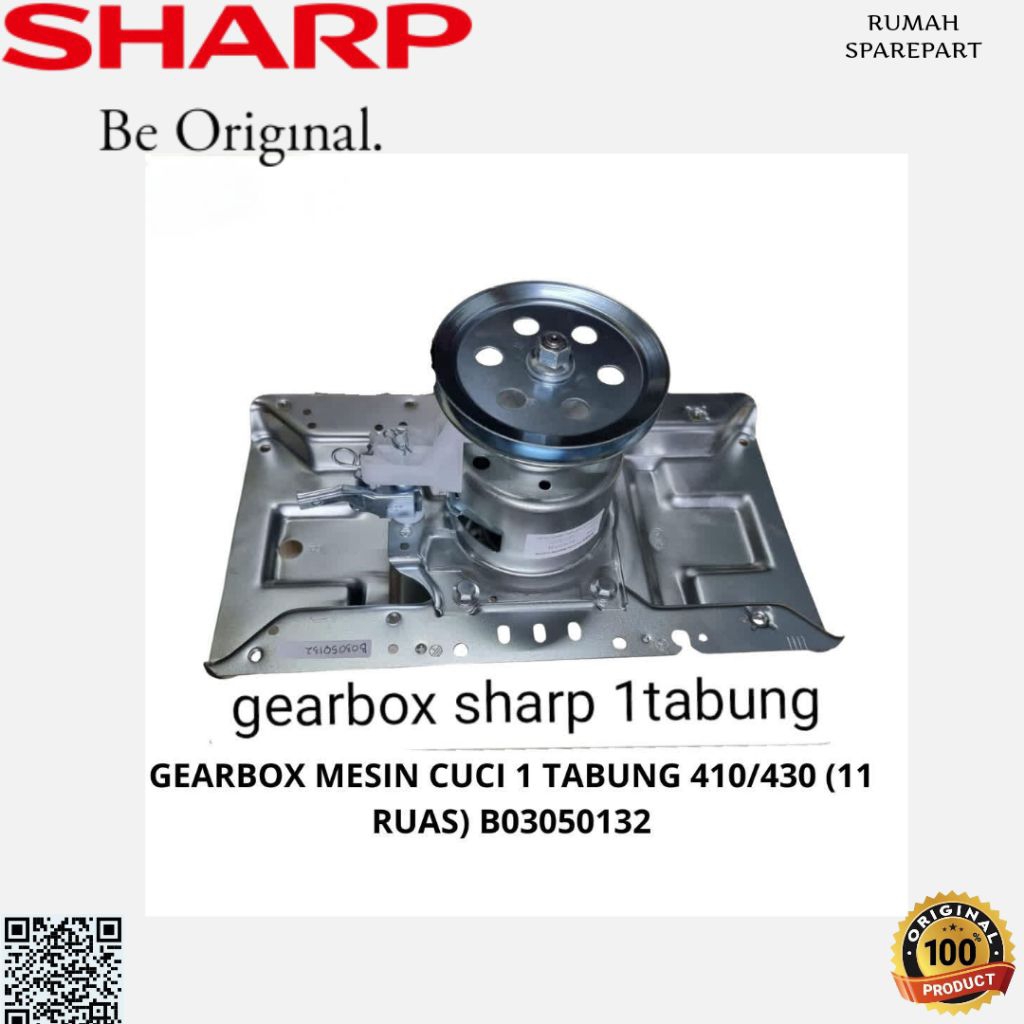 Gearbox Mesin Cuci SHARP Top Loading Gigi 11