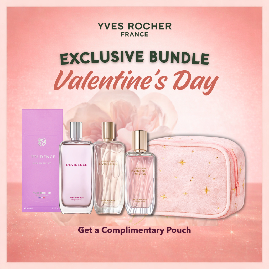 Yves Rocher Evidence Collection – Valentine Exclusive Set - Parfum EDP - Parfum Wanita