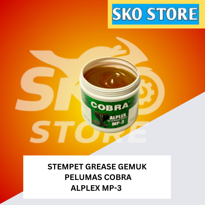 STEMPET GREASE GEMUK PELUMAS COBRA ALPLEX MP-3 ORIGINAL MURAH