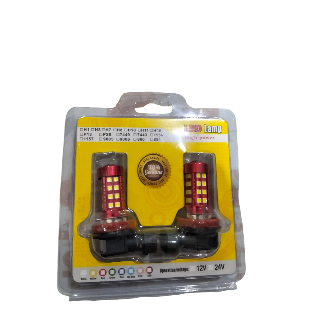 Led H11 / Bohlamp Foglamp H11/Led 36 Titik