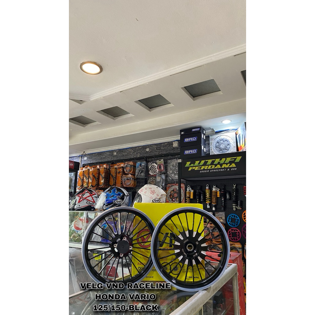 VELG VND RACELINE HONDA VARIO 125/150- BLACK